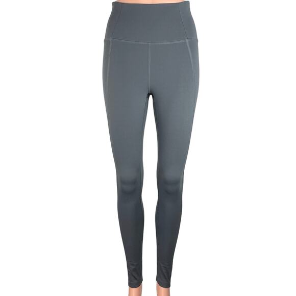 Girlfriend Collective Blue High Rise Ankle Plain Workout Leggings Size XS - Picture 1 of 4